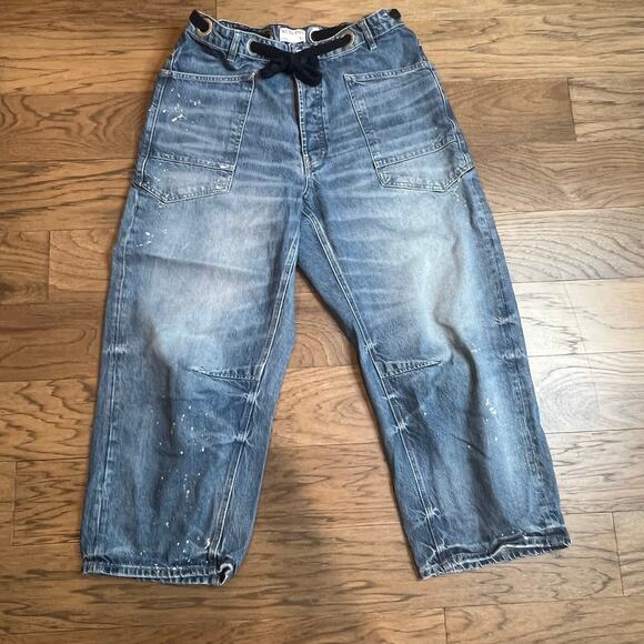 Free People Denim - Free People We The Free Barrell Jeans Timeless Blue Size 32 Regular